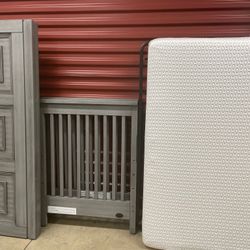 Soho Baby 4 in 1 Convertible Crib and Mattress