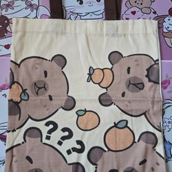 Capybara tote bag