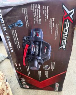 Hardware Chains, Ropes & Tie-Downs Winches & Accessories X-POWER XP-12S 12000-lb 79.0-ft Steel Electronic Winch 6.3 -HP Motor X-POWER #XP-12S - Video