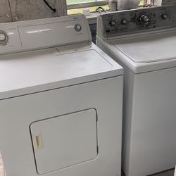 ❤️EXTRA LARGE CAPACITY ELECTRIC WHIRLPOOL DRYER & MAYTAG WHIRLPOOL LARGE WASHER 🥰BOTH RUN 🏃LIKE NEW & BEEN CLEANED IN & OUT😻ILL DELIVER  FOR FEE💸I