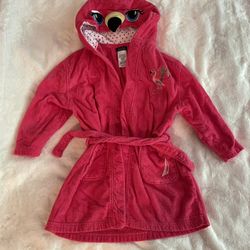 Girls Clothing Size 10/12 Pink Flamingo Beach Robe