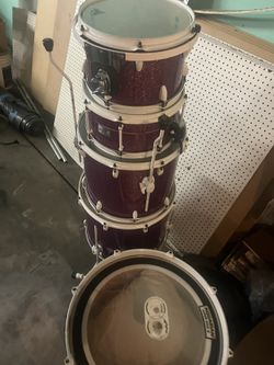 Custom Drum Set From Well Known Band