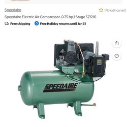 Speedair Electric Air Compressor (Details In Pictures)