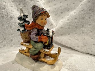 Goebel Hummel Porcelain Figurine “Ride Into Christmas “