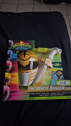 Power rangers re-ignition white ranger Saba saber and mask