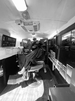 Trailer Mobile Barber Shop Conversion