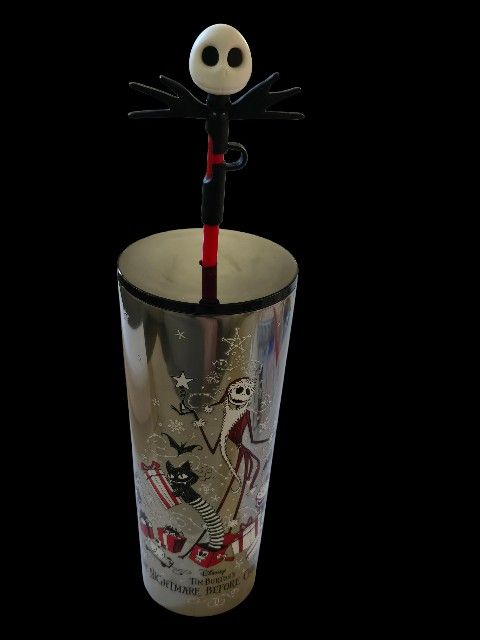 Disney Parks 2025 Starbucks Nightmare Before Christmas Santa Jack 24 Oz Tumbler