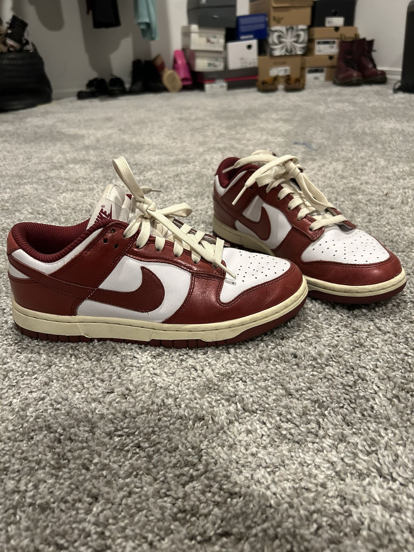 Vintage Red Nikes 