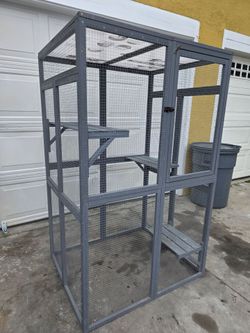 Outdoor catio cat playpen $120