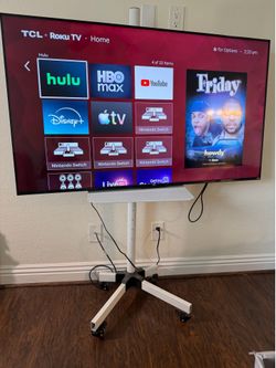 55 inch TV with stand and roku