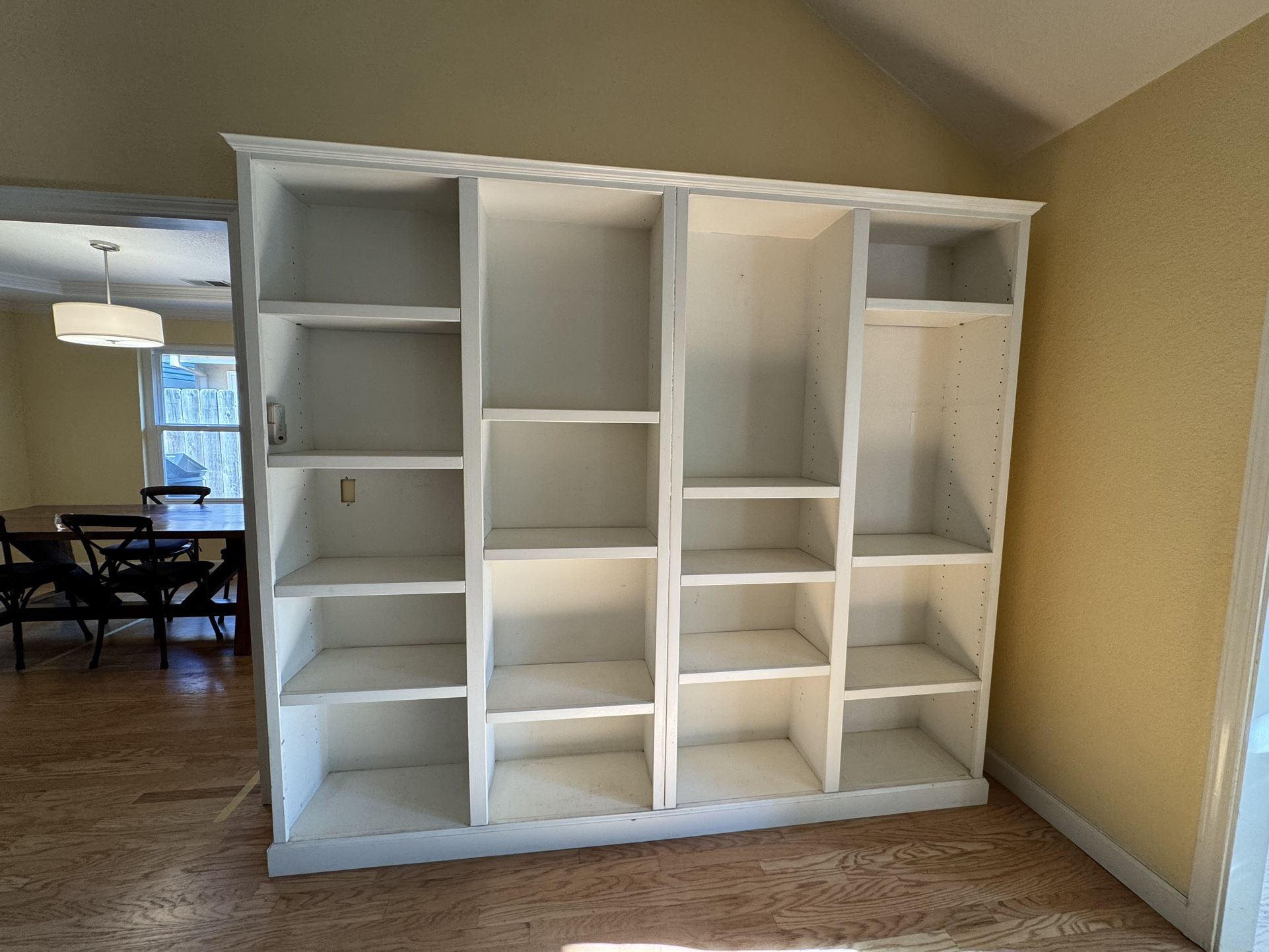 Large Heavy-Duty bookshelf 7ft x 8ft.  - Solid Wood!