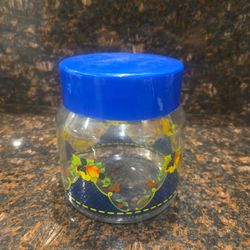 Vintage Italian Glass Kitchen Jar | Linea Vetro