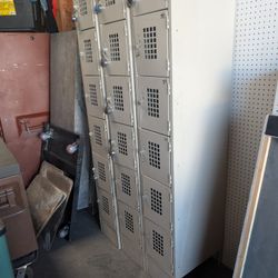 Win Holt Industrial Lockers Extra Deep 18 In 3 Columns Of 6 