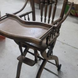 Antique High Chair 