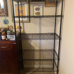 5 Tier Black Wire Rack