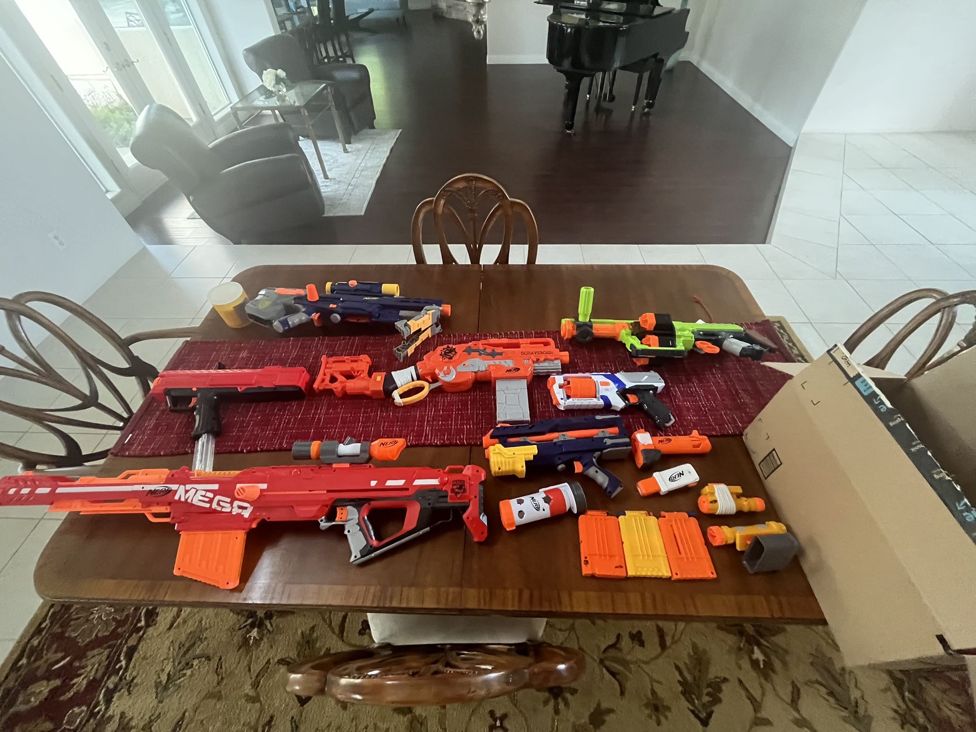 Nerf Gun Collection (with Bullets)