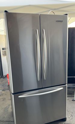 Kitchen Aid 3 Door Stainless Steel Refrigerator Fridge

