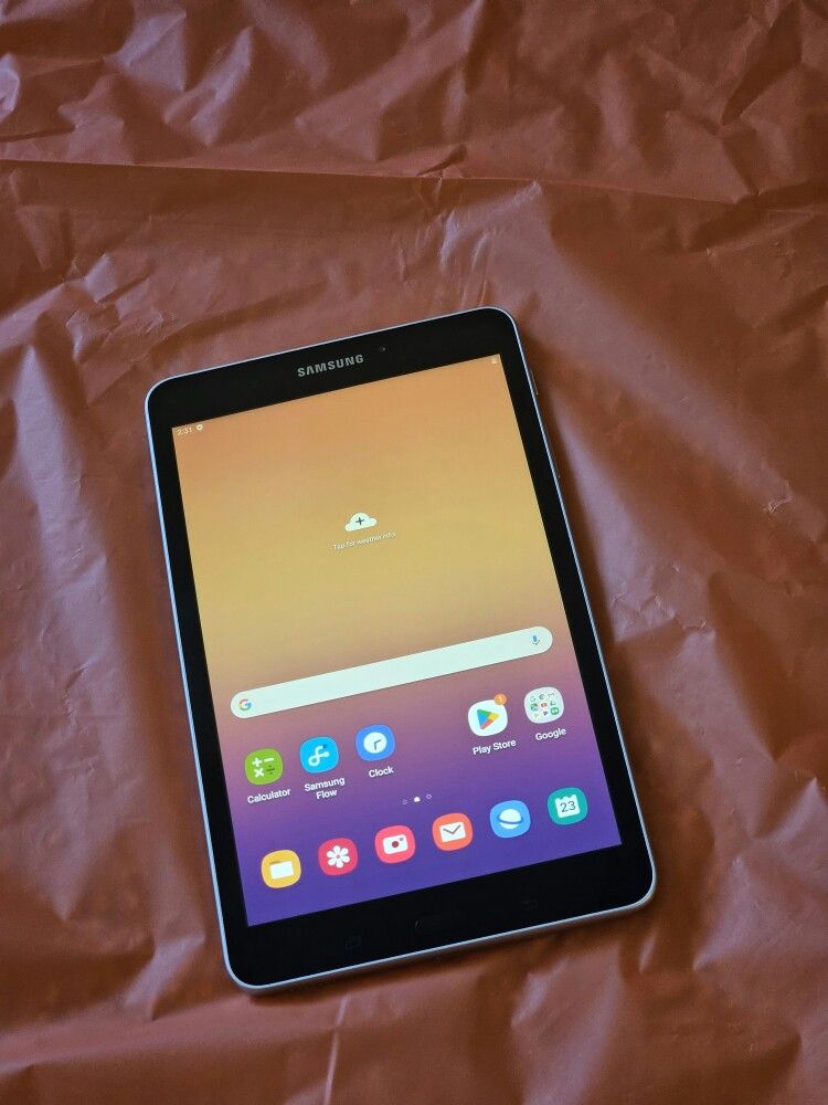 LIKE NEW SAMSUNG GALAXY TAB A 8" 16GB WIFI ONLY , PERFECT  CONDITION WORKING  GREAT,  YOUTUBE READY GAMES ROBLOX TIKTOK  READY  NO LOCKS 