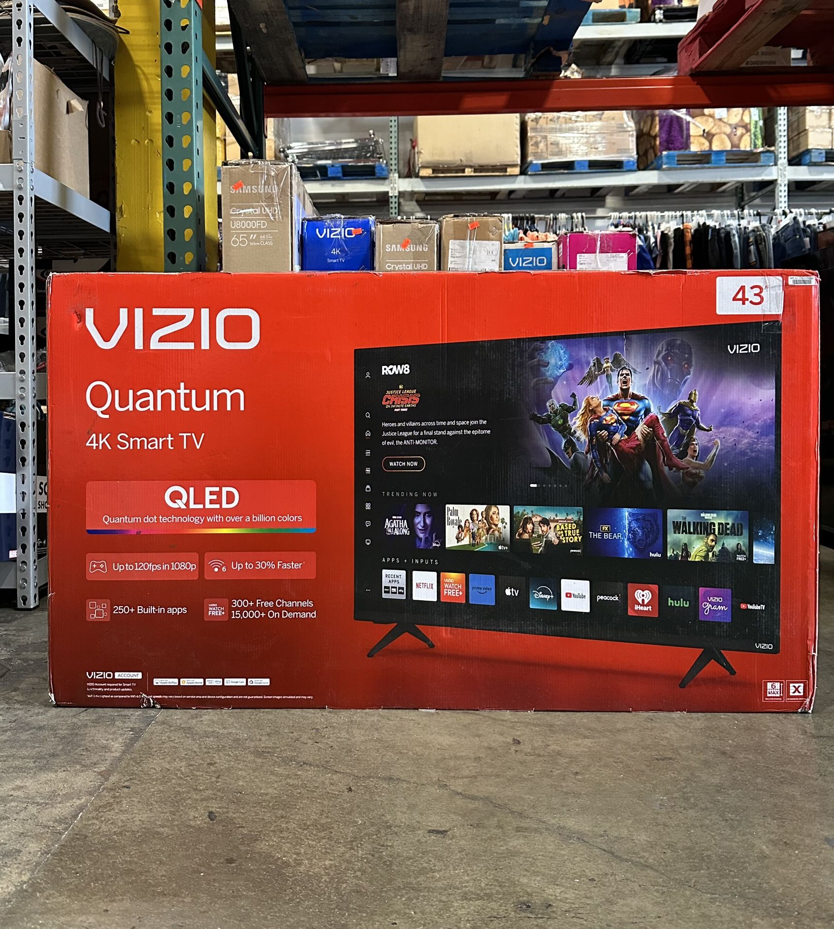 Vizio 43” Quantum 4K Smart TV Brand New In Box Only $149