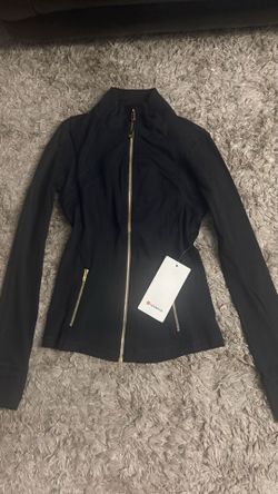 Black Define Lululemon Jacket-Gold Zipper