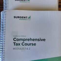 California And Federal Tax Courses
