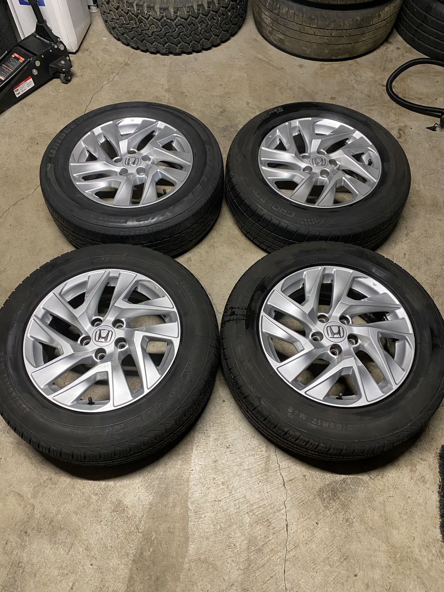 17” Honda CRV Wheels & Tires 5x114.3 & 5x4.5