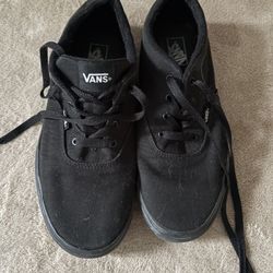 All Black Classic Vans
