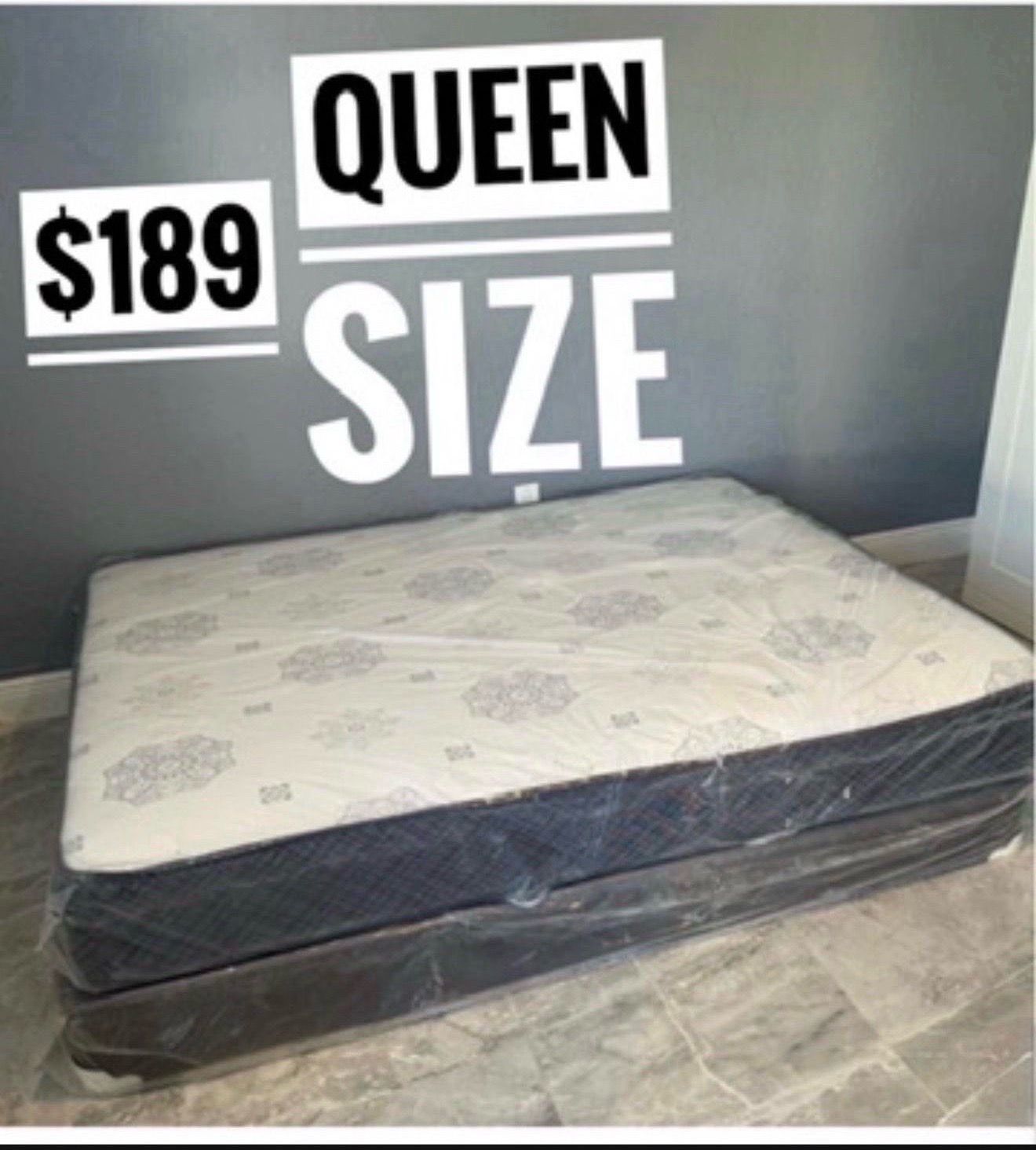 Queen Mattress Set β Medium β Brand New β Delivery Available π
