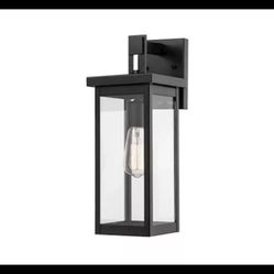 Millennium Lighting 1-Light Powder Coat Black Outdoor Wall-Light Sconce 2601-PBK
