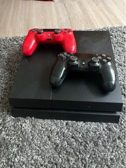 PS4 Slim Bundle + 2 Controllers + All Cords — Need Gone ASAP