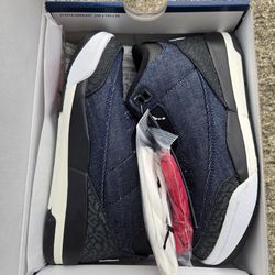 Jordan 3 Levi Indigo Blue PS 2.5y and 3y (Pick Up)