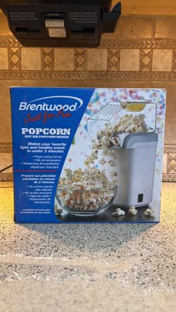Hot air popcorn maker