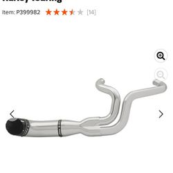 2n1 Python Exhaust For Harley Bagger 