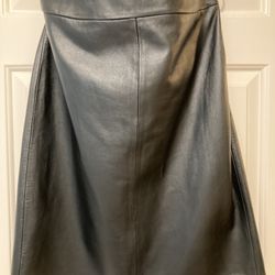 Black Leather Skirt