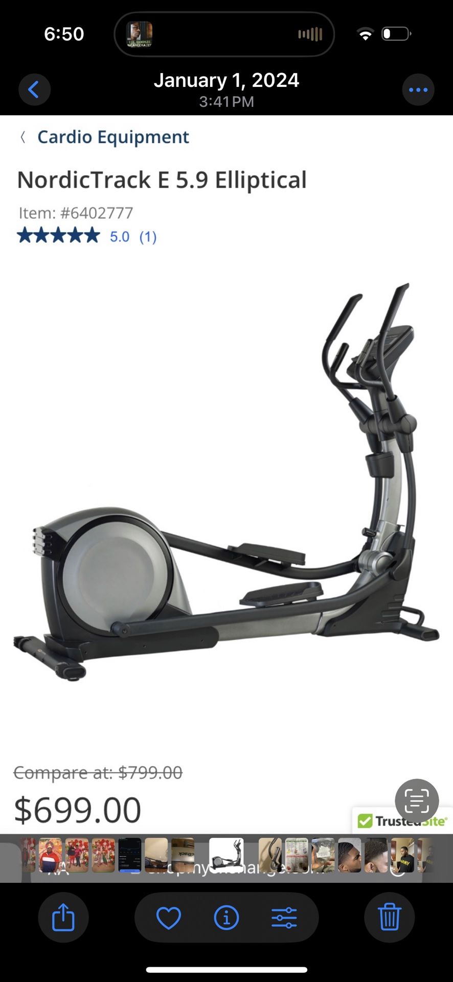 E Elliptical Nordictrack E5 Elliptical Reviews Nordic Track Elliptical