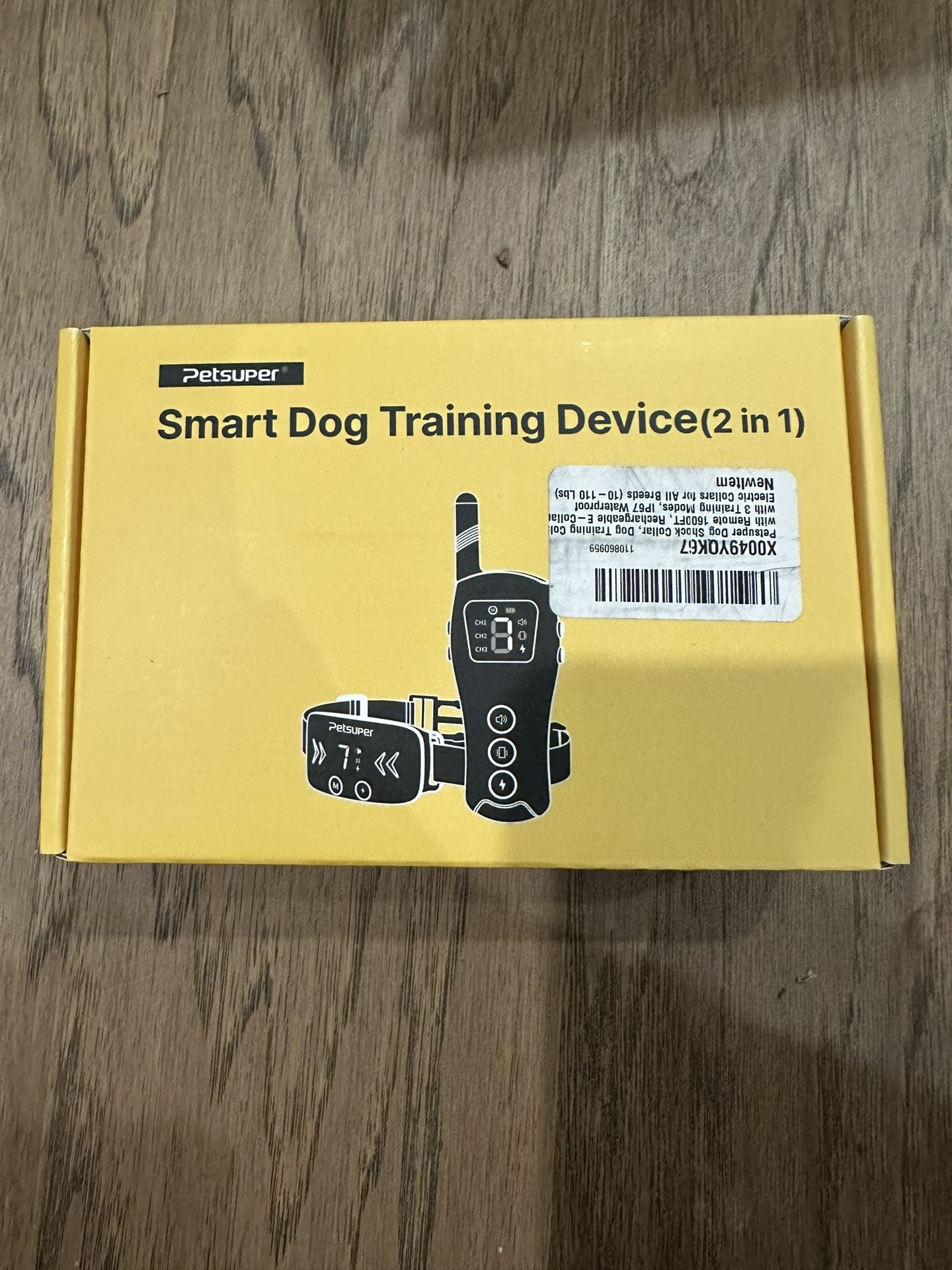 Dog Shock Collar, Dog Training Collar with Remote 1600FT, Rechargeable E-Collar with 3 Training Modes, IP67 Waterproof Electric Collars for All Breeds