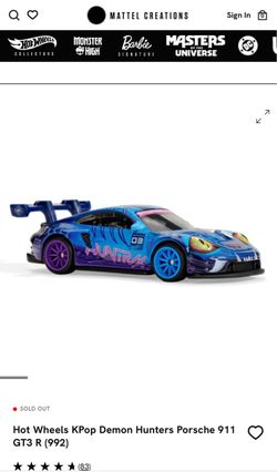 2026 Hot Wheels SDCC Exclusive KPop Demon Hunters Porsche 911 GT3 R 992
