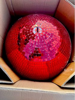 Red Disco Ball