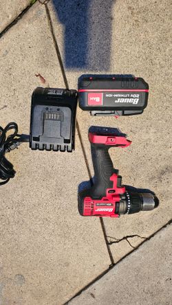Bauer 1/2 drill driver with charger and battery