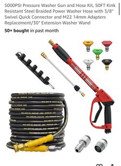 TECHSWEEP PROW pressure washer gun & hose kit