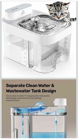 Two For The Price Of One A Cat Litter Box And Cat Water Fountain