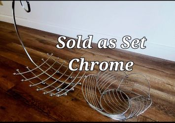 Chrome Baskets 2 for Sale