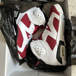 2014 Jordan 6 “carmine” Size 8.5