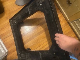 Black Plastic Rectangular Frame Dolly