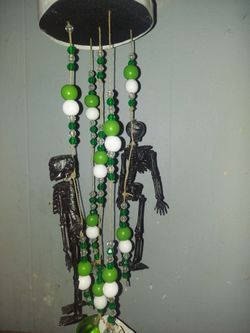 HALLOWEEN WIND SHIMES HANDMADE $10.00 EACH