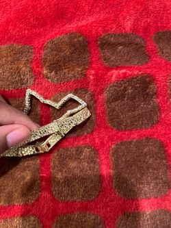 8mm gold nugget bracelet