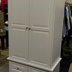 Bedroom White Wardrobe Closet Cabinet 