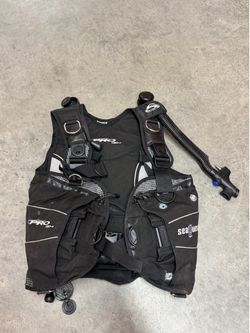 Seaquest Sea Quest Latitude Scuba Diving BCD Vest Medium