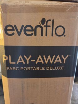 Evenflo Play Away Portable Indoor And Outdoor Playard Deluxe
