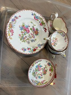 Floral China Tea Set